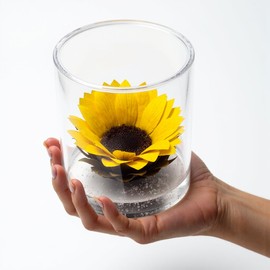 Premium-rose.com Eternal Stabilised Sunflower Round with Sunflower Unique and Refined Gift Idea Gift Idea for Her Christmas Made in Italy (Sunflower 1444)