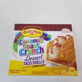 OLD EL PASO CINNAMON TOAST CRUNCH 10 DESSERT TACO SHELLS 5.4OZ Best 19SEP24