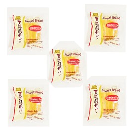 Sweet Bread Pastry Roll, Strawberry Flavor, 2.82 oz, Pack of 5