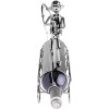 BRUBAKER Wine Bottle Holder 'Fisherman Catching Fish' - Metal Sculpture