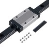 CNCYEAH Linear Rail Guide, MGN9H 300 mm Rail Miniature Linear