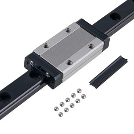 CNCYEAH Linear Rail Guide, MGN9H 300 mm Rail Miniature Linear Guide with MGN9H Stainless Steel Lock Block for CNC XYZ DIY Engraving Machine (Rail + MGN9 H-Type)