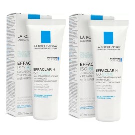 Roche Posay 2pcs Iso Biome Effaclar Crema Hidratante40ml Todo Tipo Piel Día Noche