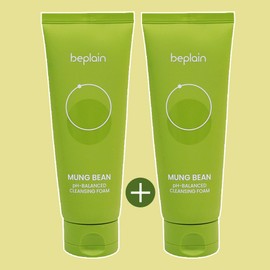 non-plane [1+1] Non-Plain Mung Bean Mildly Acidic Cleansing Foam 160ml+160ml Mung Bean Foam / [1+1] 비플레인 녹두 약산성 클렌징폼 160ml+160ml 녹두폼