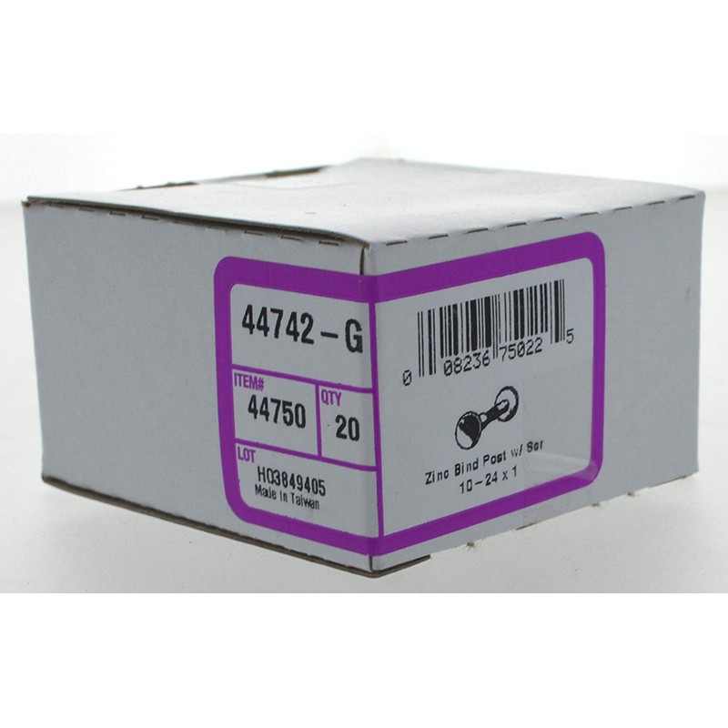 The Hillman Group 44750 1-Inch Posts with Steel Screw, 20-Pack