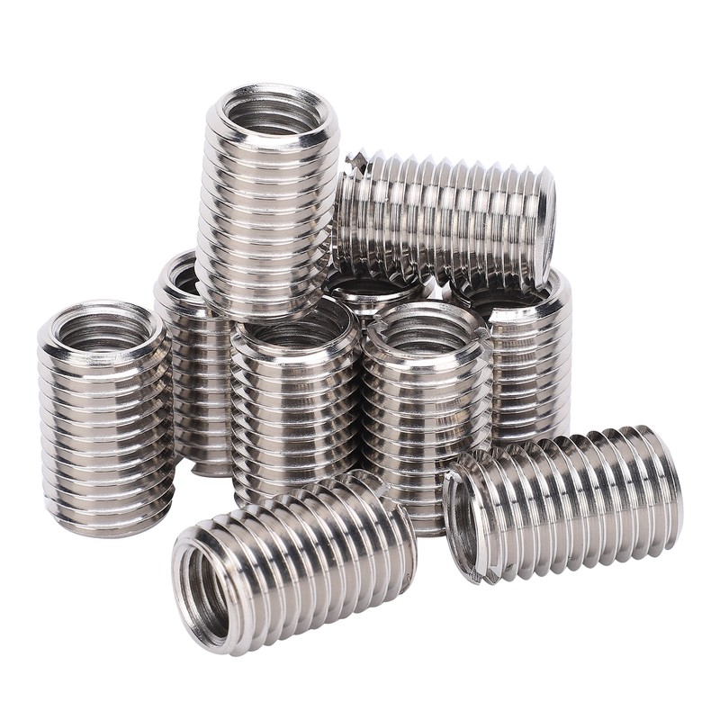10Pcs Thread Inserts Reducing Nut Repair Tool 303 Stainless Steel