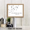 Psalms 23:3"He Restores My Soul." Bible Verse Wall Print- Unframed