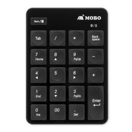 MOBO TenkeyPad AM-NPB20-BK 20 Keys Pantograph Key Pitch 19mm (Black)