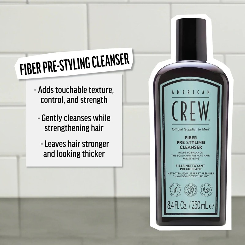 American Crew Fiber Pre-Styling Shampoo 250ml