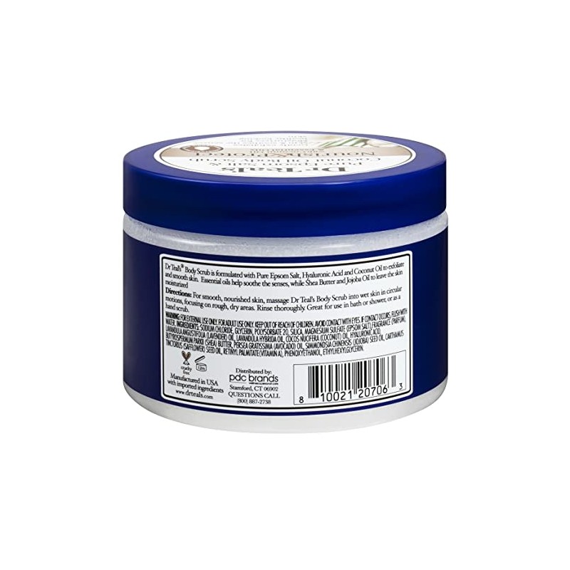 Dr. Teal's Body Scrub Nourish & Protect - Tarro de