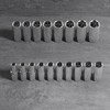 Olsa Tools Metric Deep Socket Set - 1/2-Inch Drive, 18pc