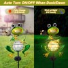 HEDAQI Frog Solar Garden Light - Metal Stake Light with