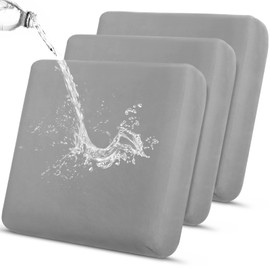 YISUN Waterproof Couch Cushion Slipcovers, Stretch Individual Seat Cushion Covers, Washable Replacement Sofa Cushion Protector Sofa Slipcover Soft Flexibility with Elastic Bottom