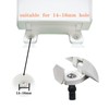 Universal Toilet Seat Bolts and Screws Replacement Kit (4 Pack)