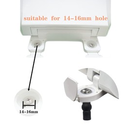 Universal Toilet Seat Bolts and Screws Replacement Kit (4 Pack) for 14-16mm Holes - Secure Fit Toilet Bowl Seat Bolts