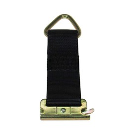 Pit Posse E-Track Strap with D Ring Anchor Tie Down with Spring Adapter for Securing Cargo in Truck/Pick Up Truck/Utility/Enclosed Trailers, Rv, SUV – 3,500 Lbs.Capacity –for Motorcycle/ATV/Kayak