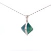 Starborn Fluorite Crystal Pendant Necklace (22")