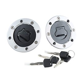 TCMT Fuel Tank Gas Cap Cover Keys Fits For Suzuki GSXR 600 1997-2003 GSX-R 750 2001-2003 SV650 SV650S 1999-2002 TL1000S 1997-2001 Hayabusa GSXR1300 1997-2007 GSXR 1000 2001-2002