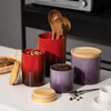 Sweejar Ceramic Food Storage Jar, Stackable Kitchen Canisters, Containers with