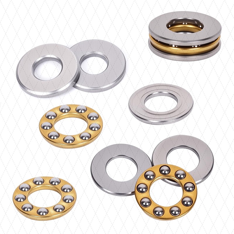 10pcs F8-16M Thrust Ball Bearings, Miniature Plane Axial Ball Bearing