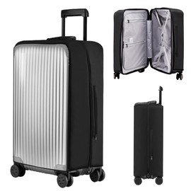 Veki Suitcase Covers with a Zip, black