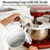 KitchenAid Mixer Attachments Flour Funnel & Splash Guard, Mess-Free Flour