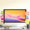 Office Desk Accessories 2pcs Monitor Memo Board Computer Message Board