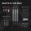 KOTO Tribute Darts 14 G, Black & Silver, Darts Set