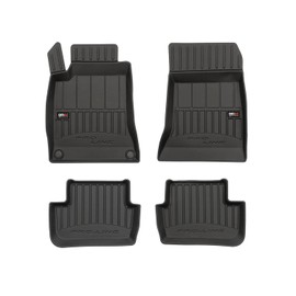 OMAC Premium Floor Mats for Mercedes CLA C117 2013-2019 Car Mats All Weather 3D Custom Fit Rubber Mat Waterproof Odorless TPE Floor Liners Laser Measured Non-Slip (Black)