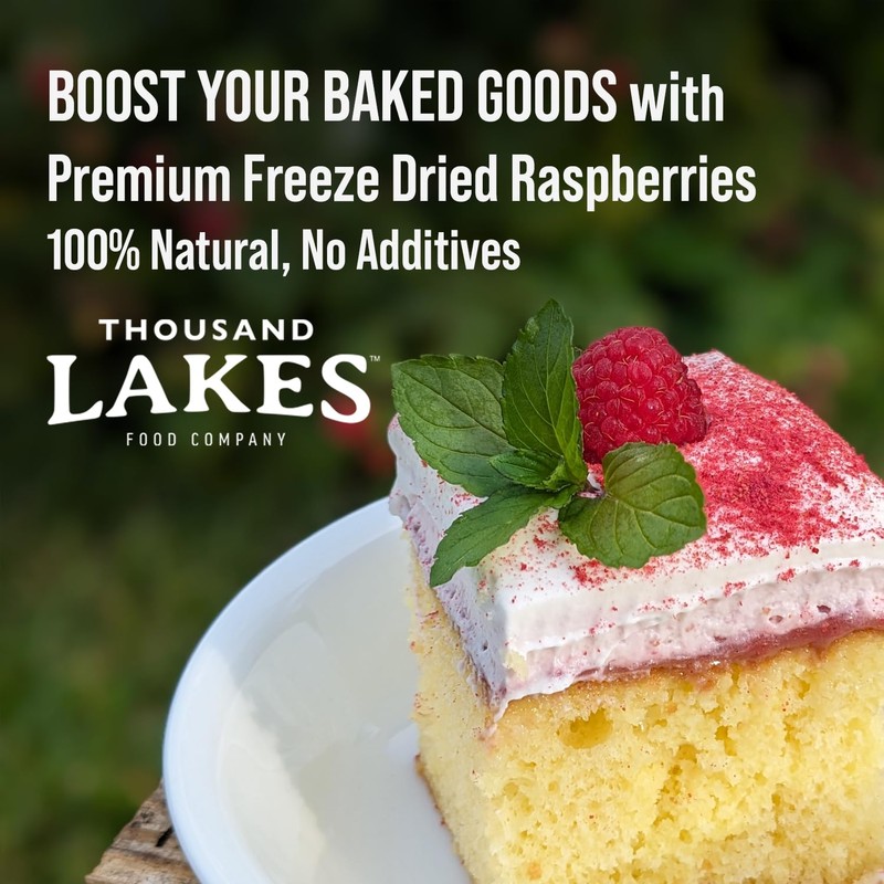 Thousand Lakes Freeze Dried Fruit - Raspberries - Bulk 5.6