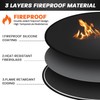 Rumlick 48" Fire Pit Mat for Solo Stove Yukon, Round