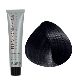 REVLON PROFESSIONAL Revlonissimo Colorsmetique Color&Care Permanent Hair Colour 2.10 Blue Black 60 ml