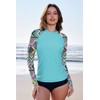 BesserBay Womens Rash Guard Swimming Long Sleeve Quick Drying Sun