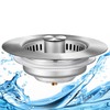 3-in-1 Kitchen Sink Drain Strainer, Upgraded 304 All Stainless Steel