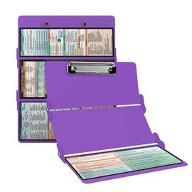 WhiteCoat Clipboard® Trifold - Lilac Physical Therapy Edition