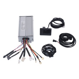 30A Electric Bike Motor Controller Kit Sine Wave Controller with LCD7C Panel for 48V 1000W 1500W Motor