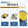 7975-3281 Furnace Thermostat Fan Switch F110-20F Compatible with York Coleman
