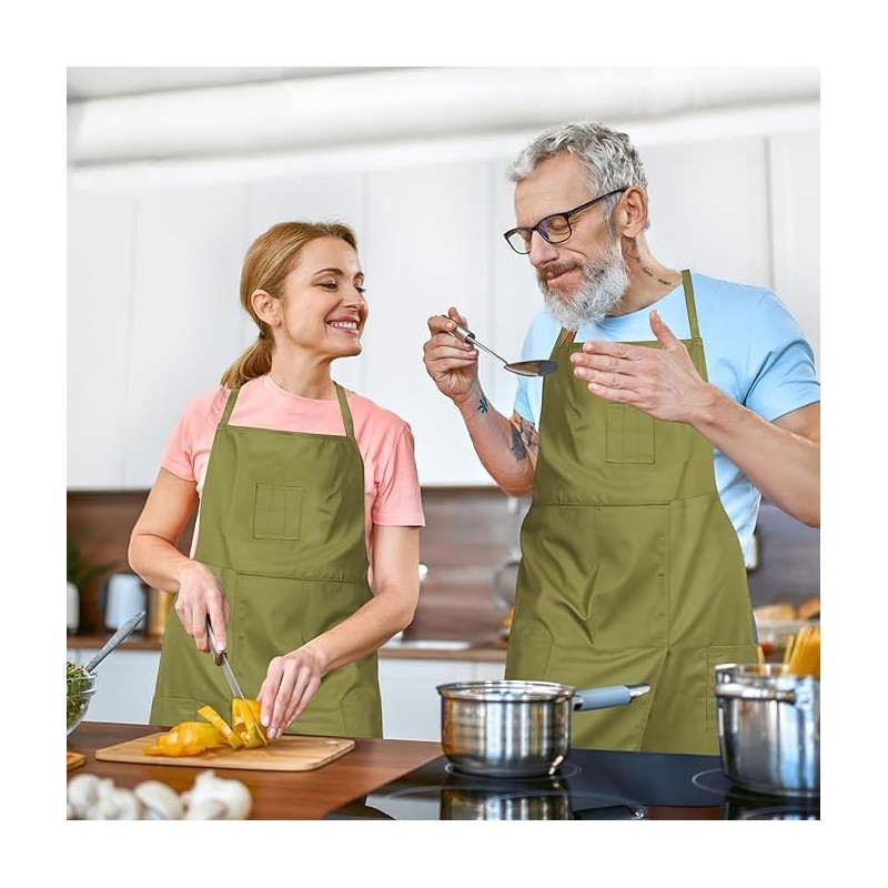 LYCN Pottery Split Leg Aprons, Full Coverage Cotton Canvas Potters