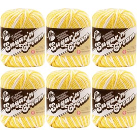 Lily 102002-165 Sugar'n Cream Yarn - Ombres - Daisy