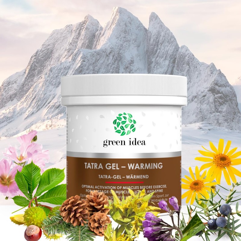 TOPVET Tatra Warming Herbal Gel for Aching Joints and Muscles,