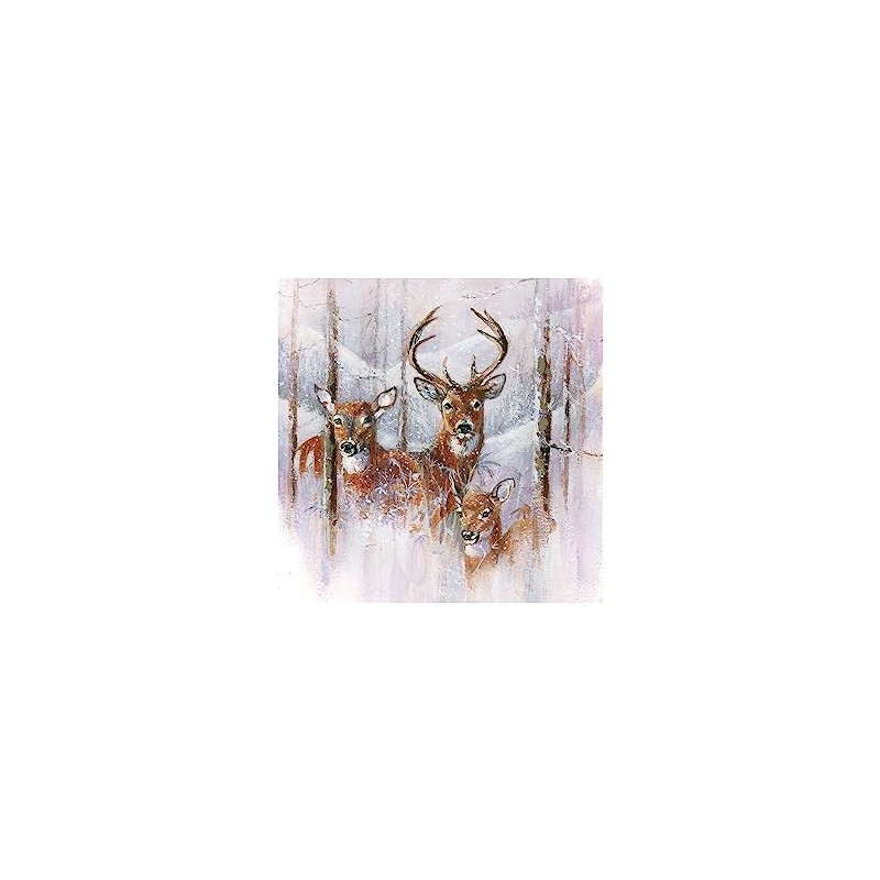 Napkin "Wildlife in Winter"