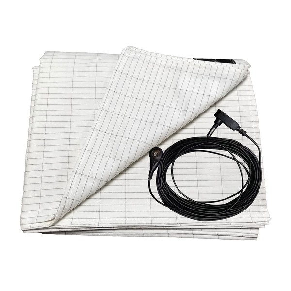 Grounding Sheets with 15 feet Grounding Cord, 5% Conductive Silver