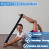 Yoga Stretch Gurt, Stretching Band Strap mit 8 Intensitätsstufen, Fitness-Gummiband