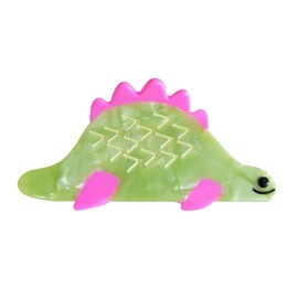 Funny Dinosaur Hair Clip,Acetate Hair Clip,Small Claw Clip for Women,Glass Green, 1 Count (Pack of 1)