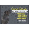 Ontrada Cane Corso Security Your Risk Wooden Sign 12 x