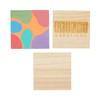 Bright Creations Unfinished Wooden Square Cutouts for Crafts, 1/4 inch