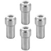 SPARES2GO Radiator Valve 15mm x 10mm Pushfit Chrome Speed Fit