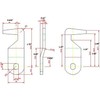 Homak Replacement Lock - Tubular Cam Lock 2 Keys Each