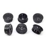 Pkg of 250 - Black Nylon Push in Expandable Grommet