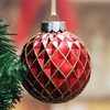 28 Pack Rose Gold Christmas Baubles for Tree Decorations -